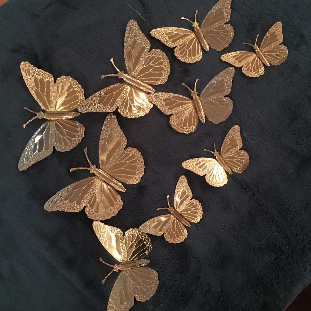 SOLD! Set of wall decor butterflies